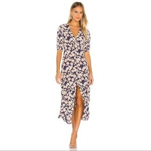 Sanctuary Florence Floral Button Up Front Midi Maxi Dress